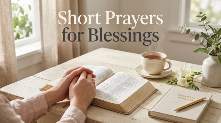Short Prayers for Blessings