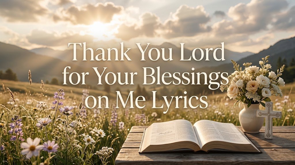 Thank You Lord for Your Blessings on Me Lyrics