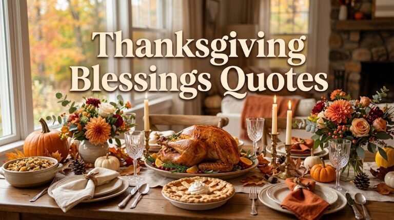 Thanksgiving Blessings Quotes